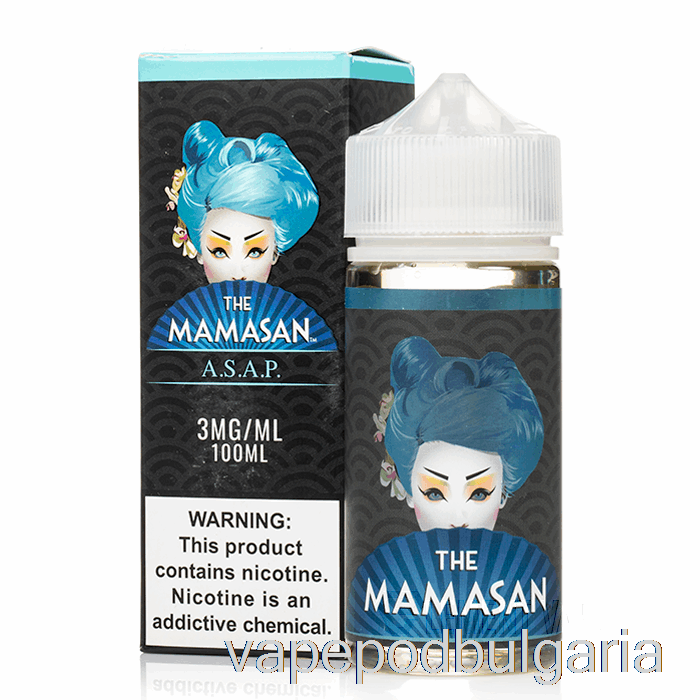 Vape Bulgaria Asap - The Mamasan - 100ml 0mg